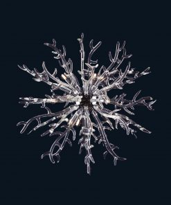"Coral"Murano Glass Chandelier - Image 2