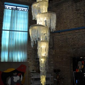 "Falls"Murano Glass Chandelier