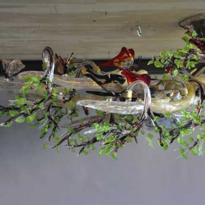 "Farfalle"Murano Glass Chandelier