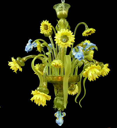 "Girasole"Murano Glass Chandelier