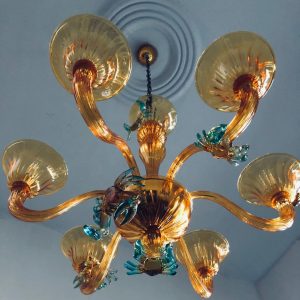 "Granchio"Murano Glass Chandelier
