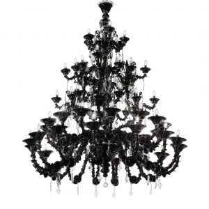"Nero Nero"Murano Glass Chandelier