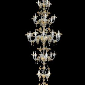 "Rombo Shine like a Diamond"Murano Glass Chandelier
