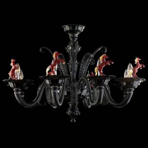 "Cavallino"Murano Glass Chandelier