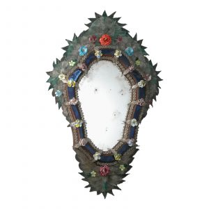 "Fiore"Murano Glass Mirror