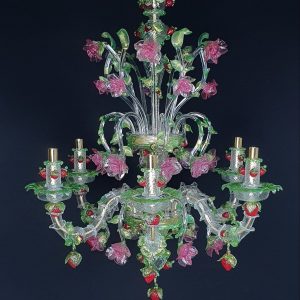 "Fragola"Murano Glass Chandelier