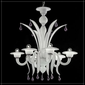 "Iris"Murano Glass Chandelier