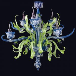 "Sculturina"Murano Glass Chandelier