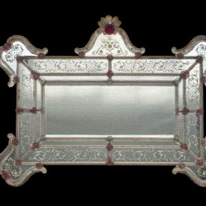 "Passarin"Murano Glass Mirror