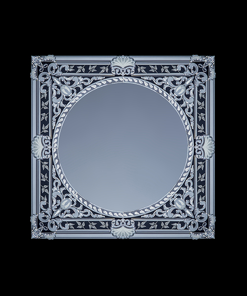 "Corte"Murano Glass Mirror