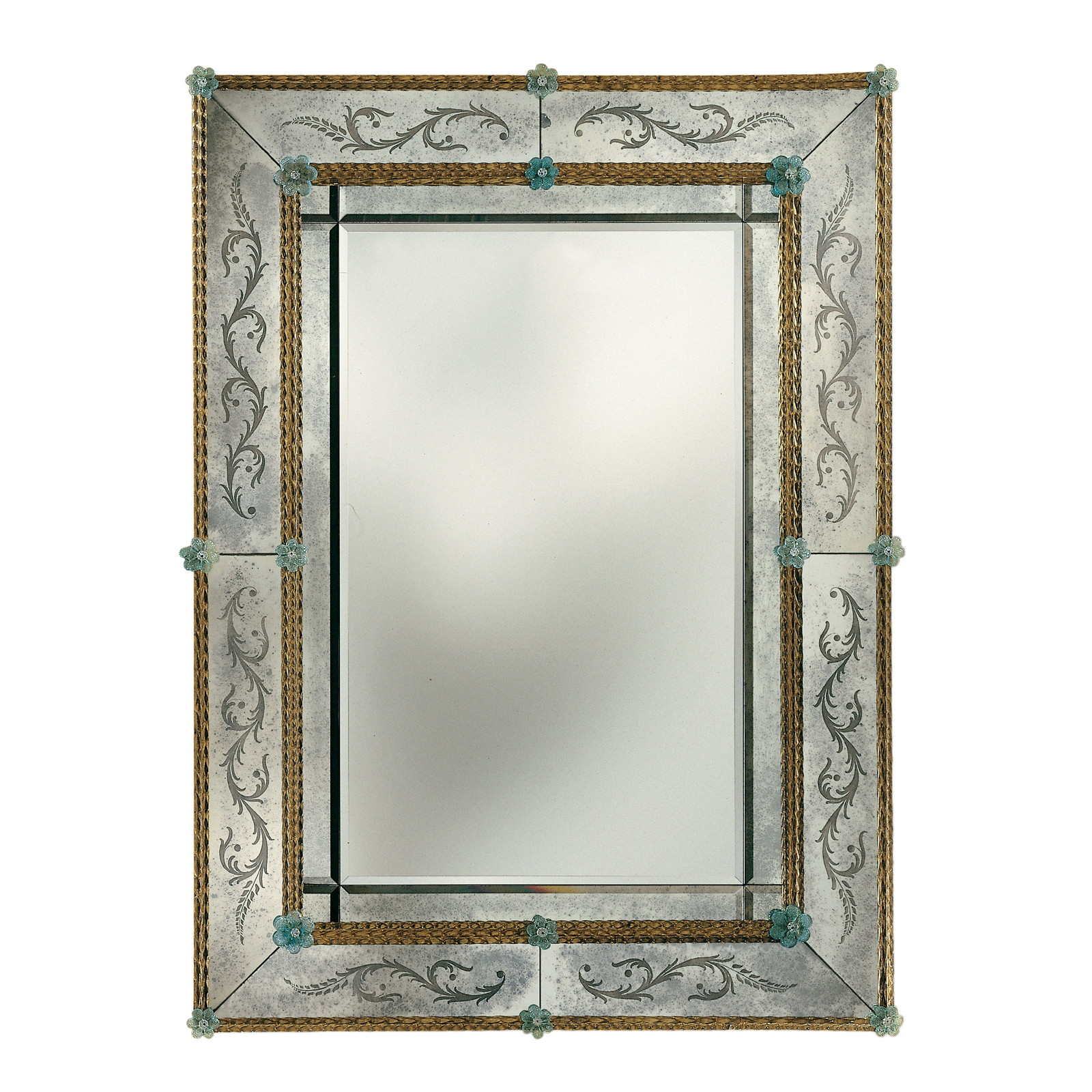 "Burello" Murano Glass Mirror